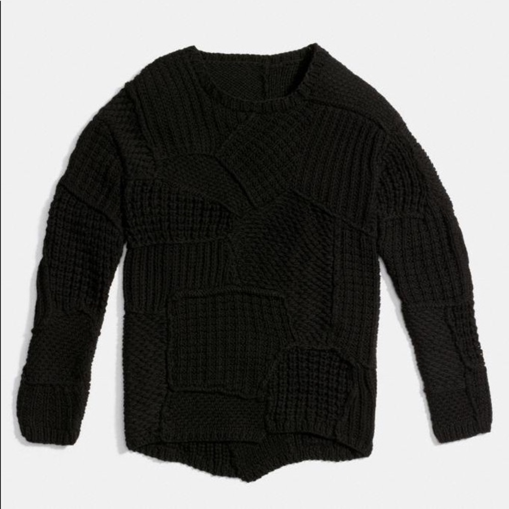 Coach patchwork crewneck sweater Sz Xs mens